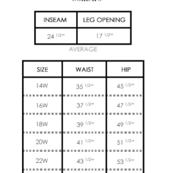 Slim-Station Ankle Pant slims tummy thighs and rear women’s Plus Size 24W NWT - Picture 6 of 11